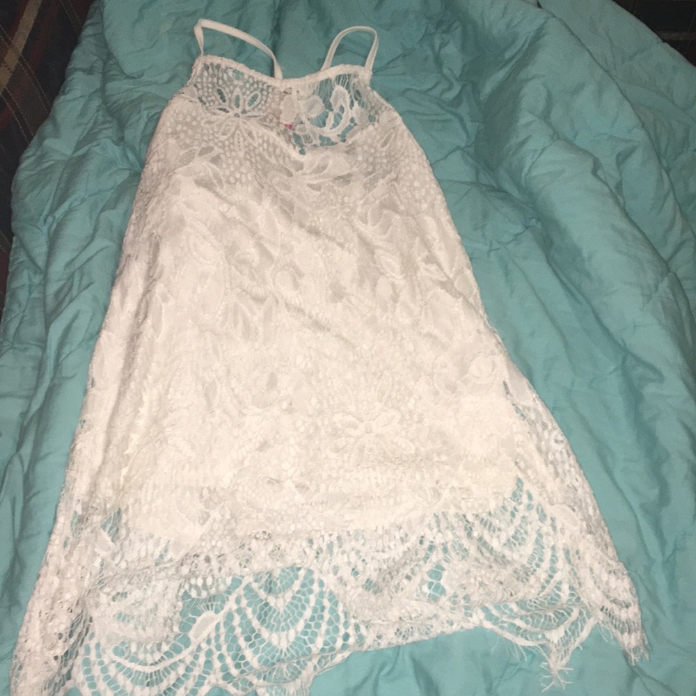 White lace top